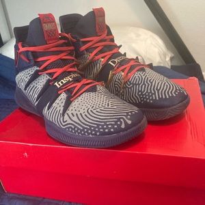 Size 14 new balance basketball shoes.